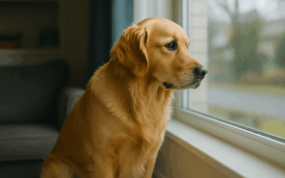 Stress de séparation chez le chien